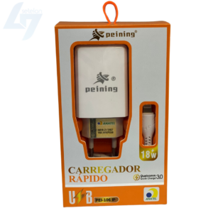 CARREGADOR PEINING USB 18W